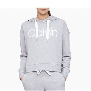 Calvin Klein hoodie grey size large